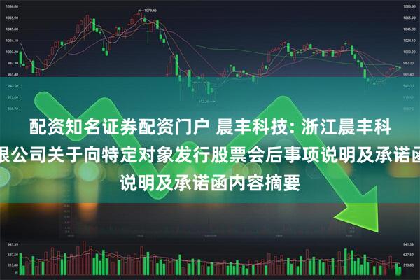 配资知名证券配资门户 晨丰科技: 浙江晨丰科技股份有限公司关于向特定对象发行股票会后事项说明及承诺函内容摘要